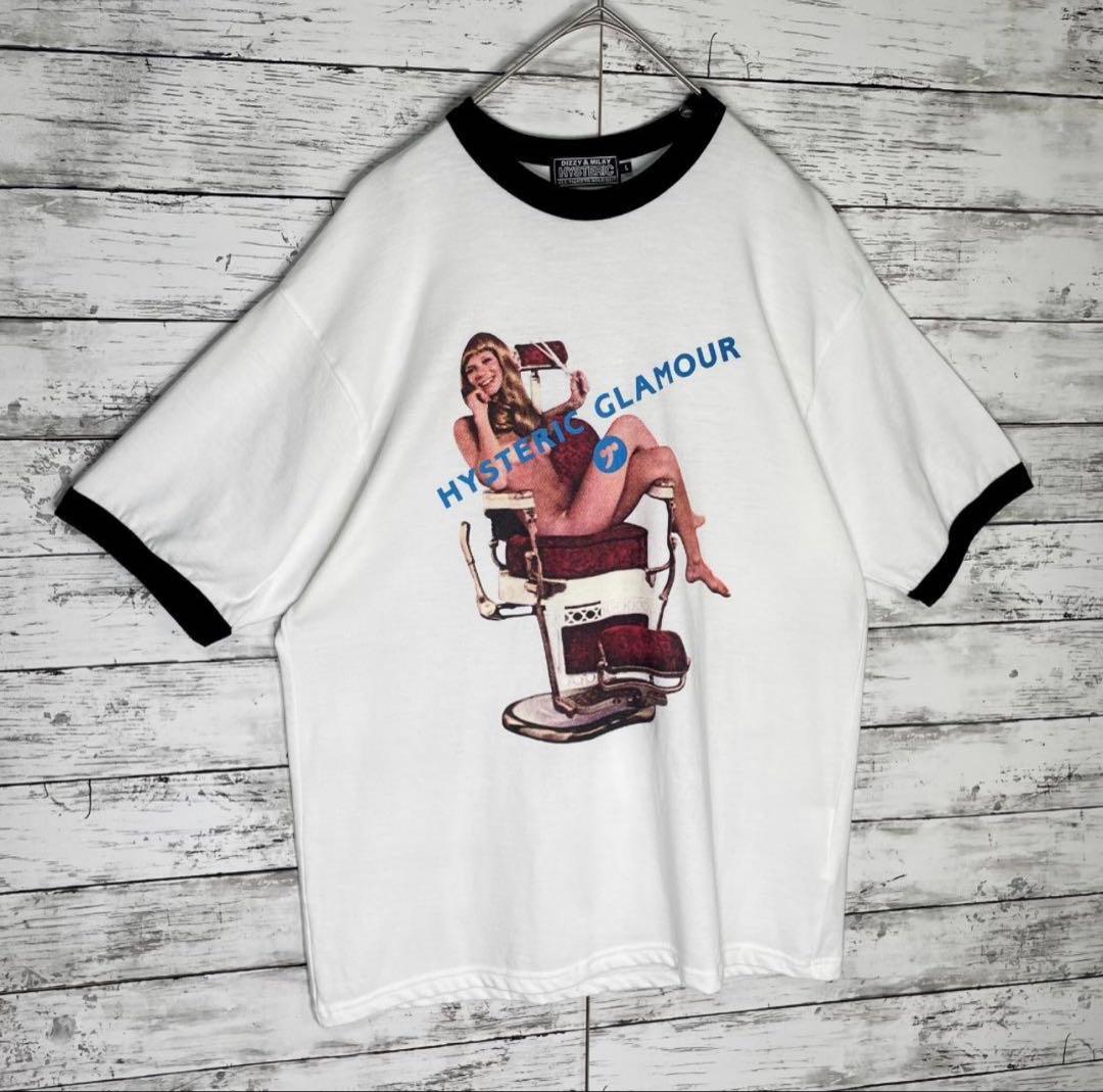 ヒステリックグラマー ヒスガール 即完売 リンガーシャツ