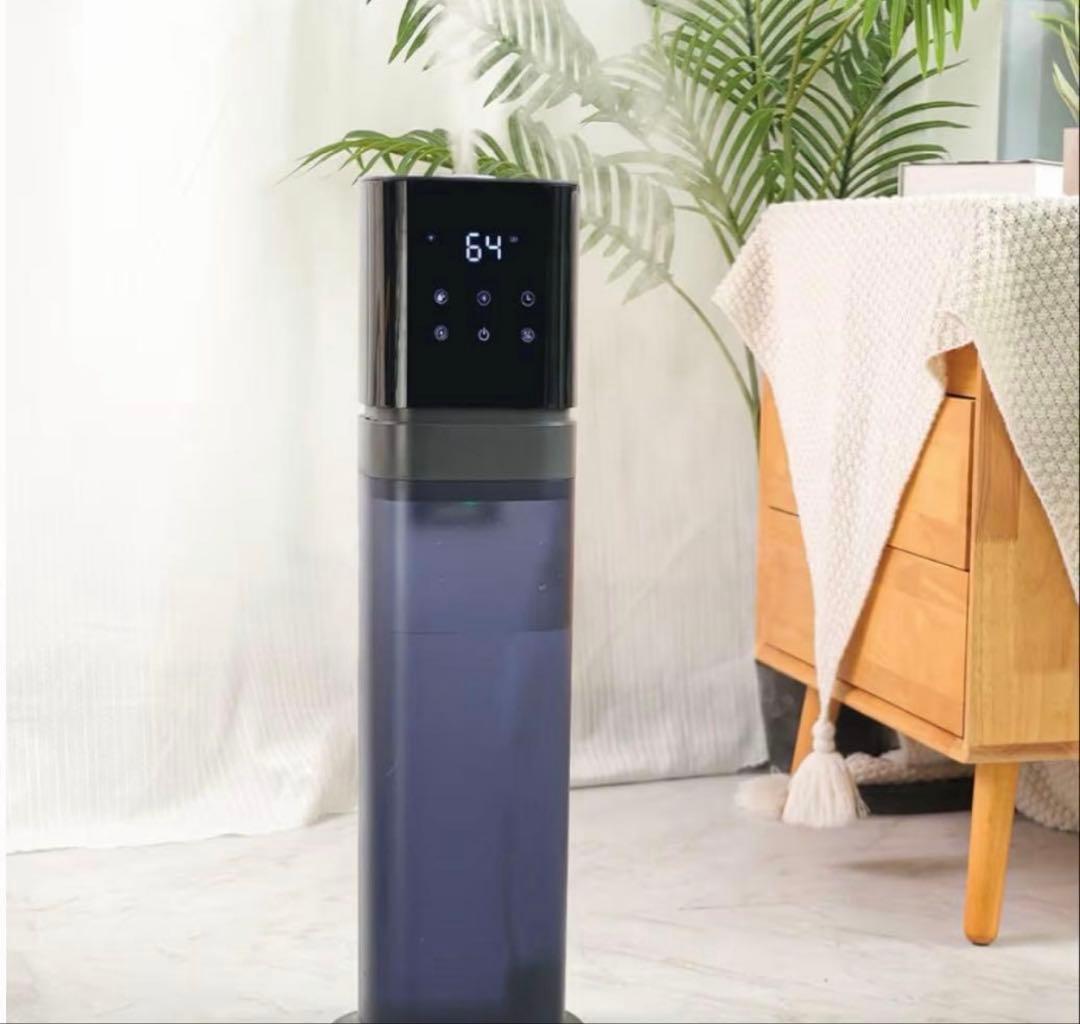 【新品・未使用】加湿器　大容量　タワー型　アロマ加湿器　リモコン付 超音波式