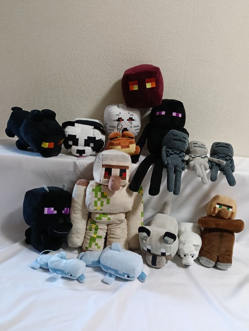 マインクラフト　マイクラ　Minecraft ぬいぐるみ 16体セット