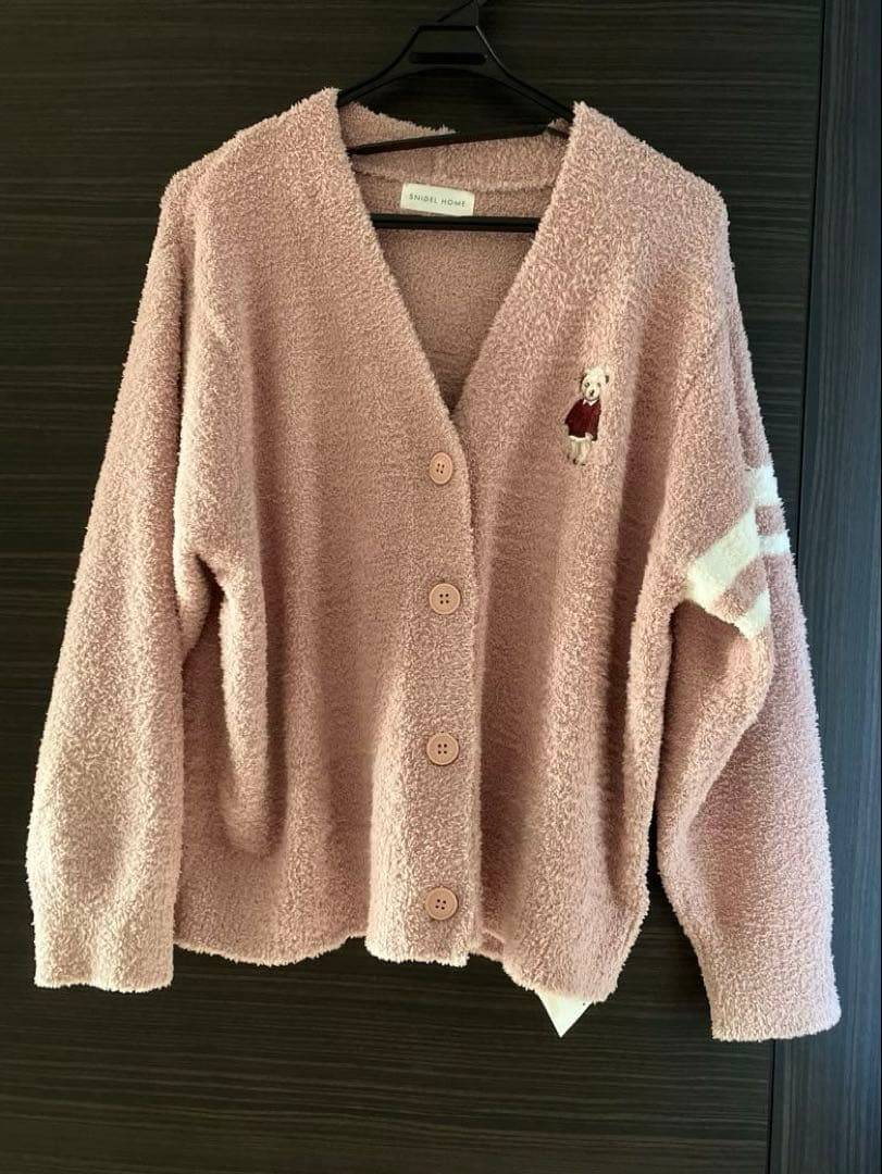 ■新品【SNIDEL  】Bearニットカーディガン