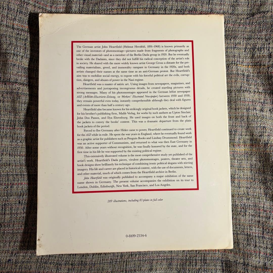【希少・洋書】JOHN HEARTFIELD ジョン　ハートフィールド ダダ