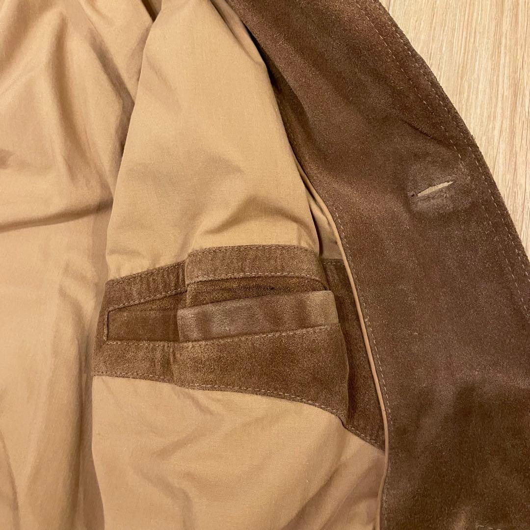 00's トルコ製 L.L.BEAN スエード カバーオール ブラウン L