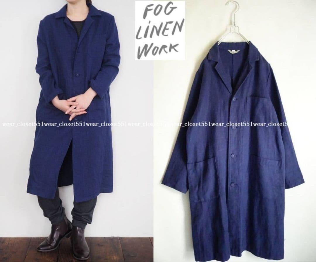 新品　foglinenwork リネンコート