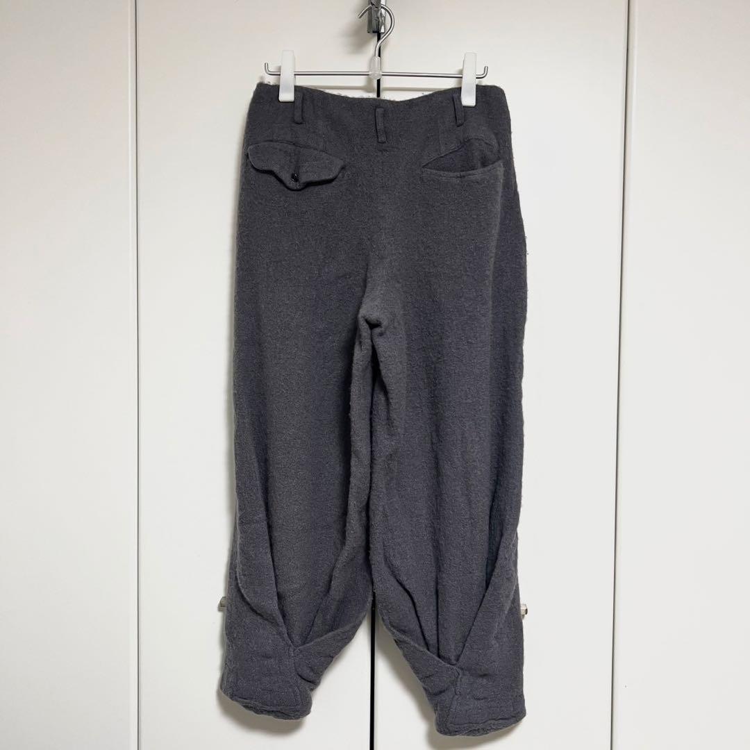 コムデギャルソンオムプリュス 22AW ウール縮絨 パンツ