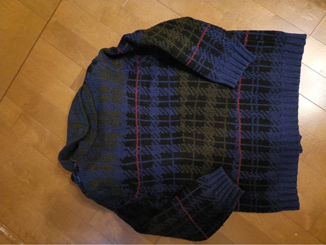 DRIES VAN NOTEN ドリスヴァンノッテンウール変形ニットカーディガン