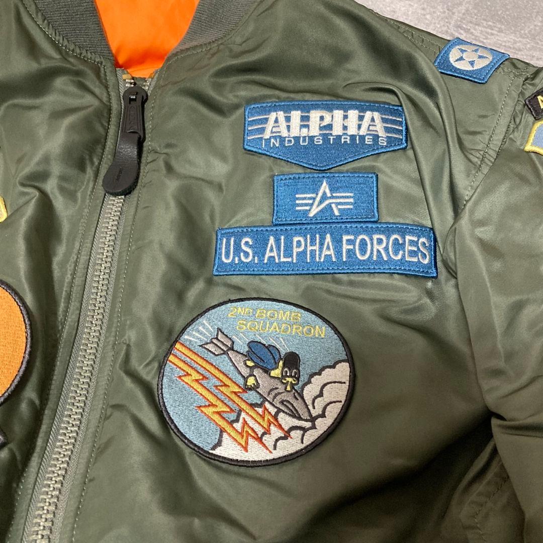 希少　ALPHA MA-1 ヴィンテージ　ワッペン　中田商店コラボモデル