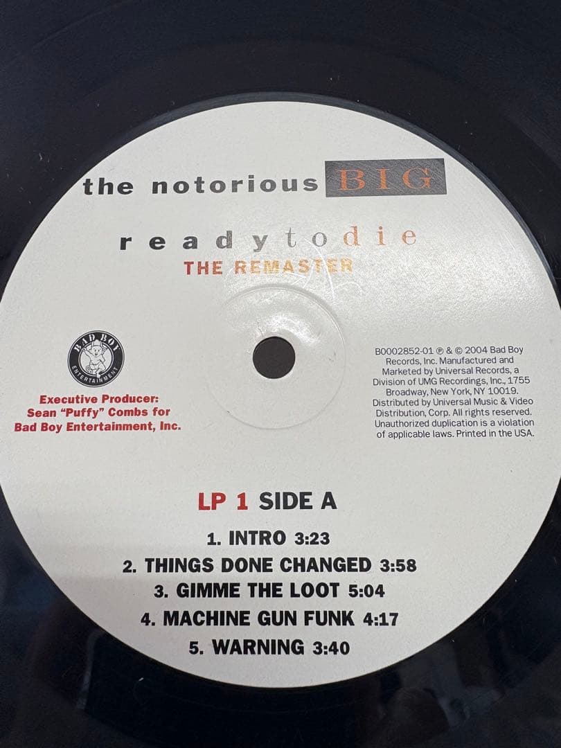The Notorious B.I.G. LP 2枚セット