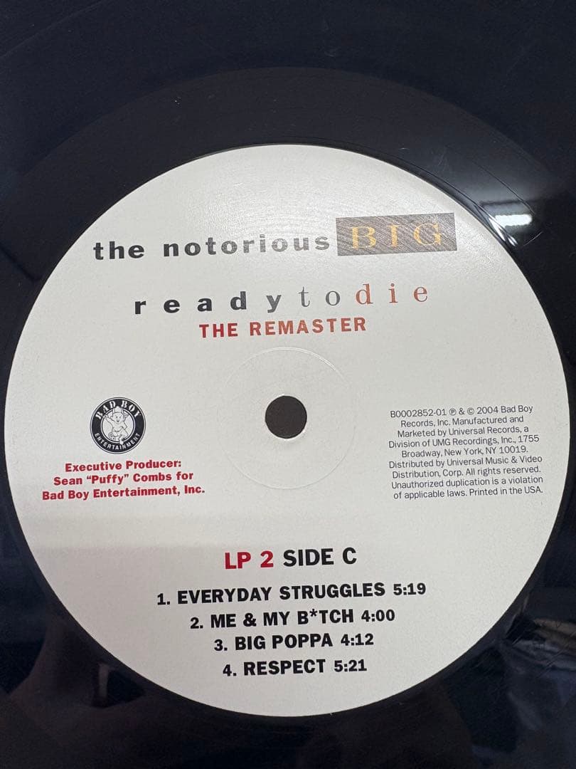The Notorious B.I.G. LP 2枚セット