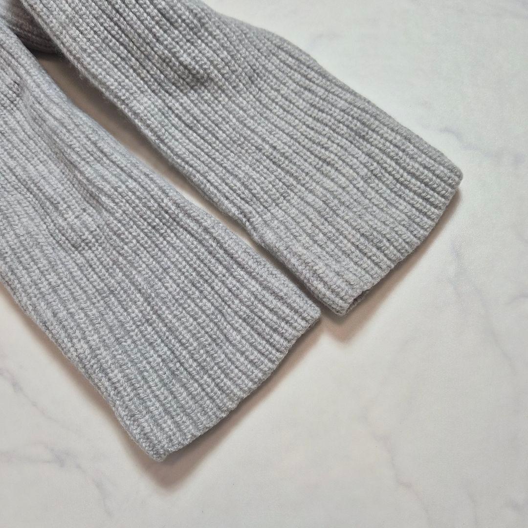【現行 美品】ポロバイラルフローレン カシミヤ混 Vネック カーディガン グレー