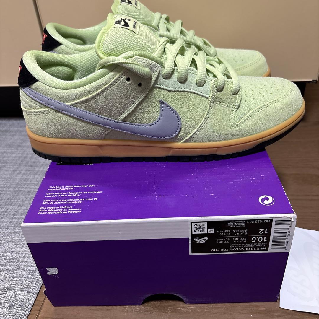 SB Nike Dunk Low Pro 28.5 ライトグリーン 新品