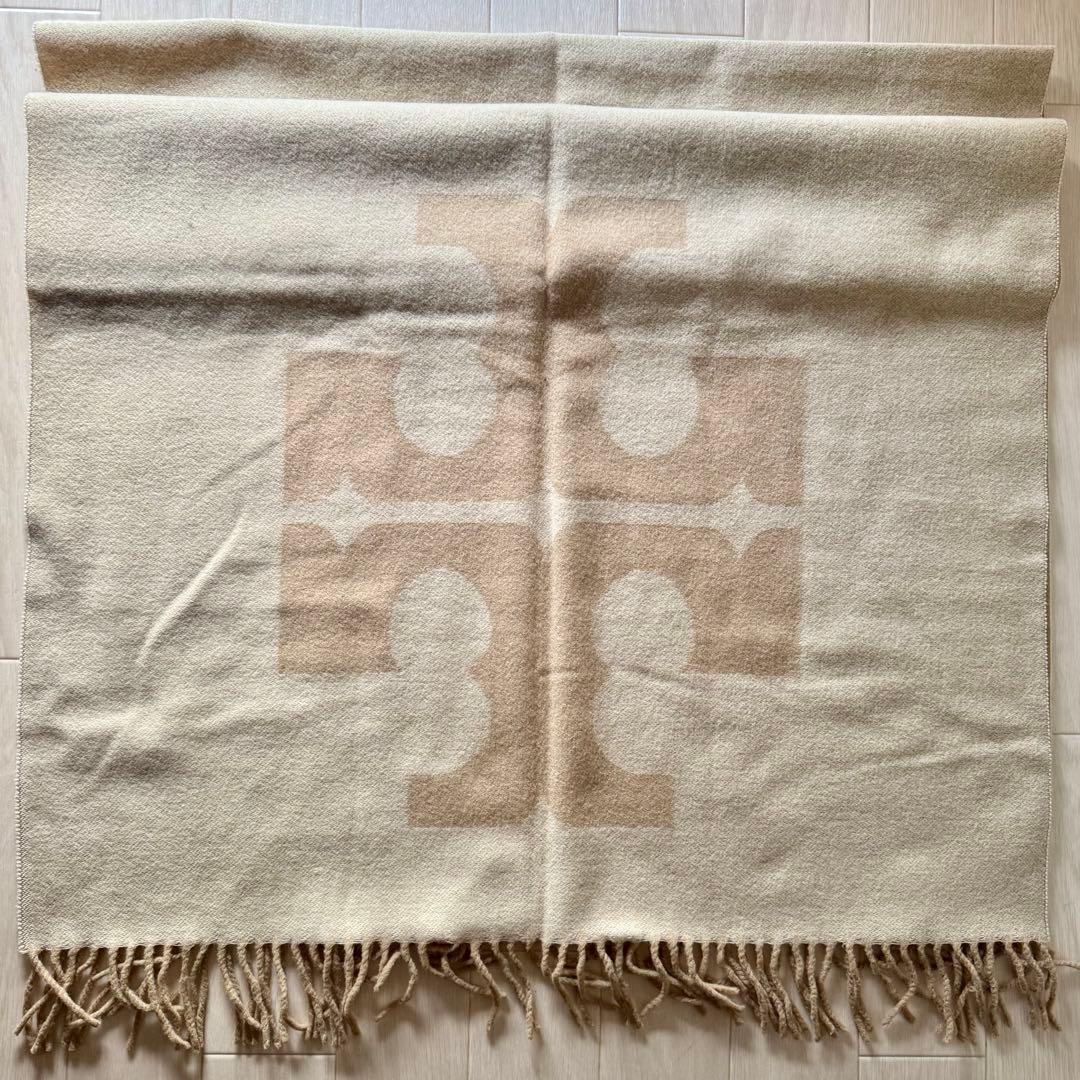 ★マリン★良品★TORY BURCH トリーバーチ マフラー ストール