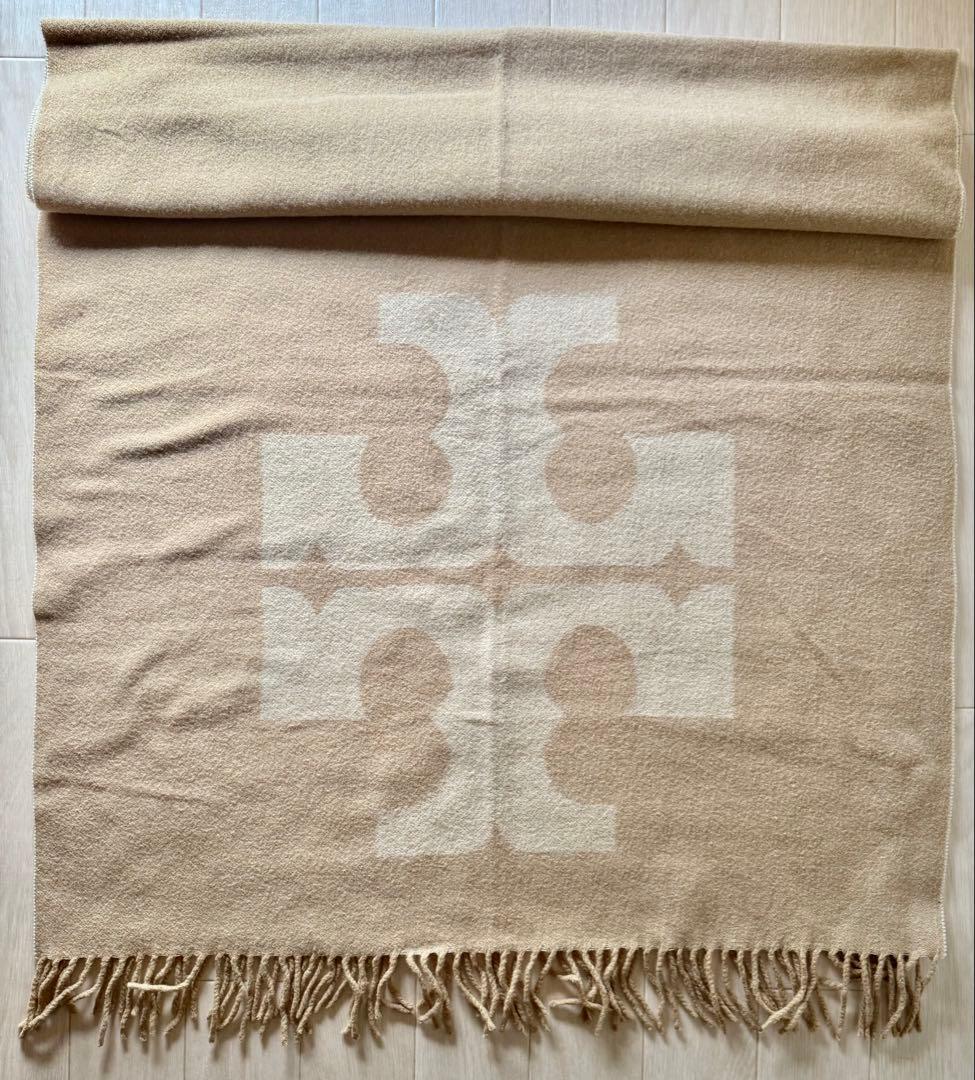 ★マリン★良品★TORY BURCH トリーバーチ マフラー ストール