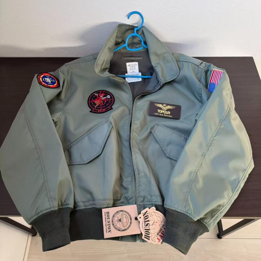 （新品、タグ付、L）HOUSTON CWU-36P トップガン マーヴェリック