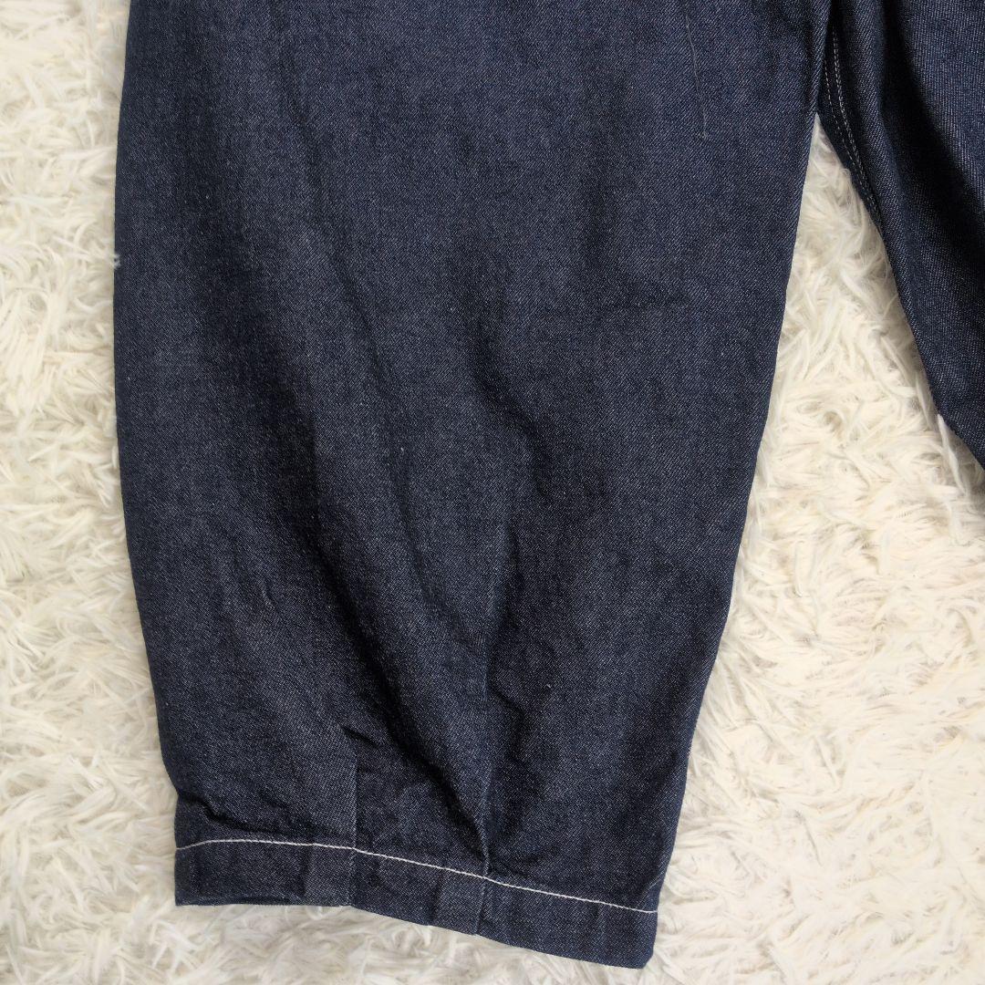 【美品✨WEBBER✨free】岡山 倉敷 バルーン デニム パンツ 日本製