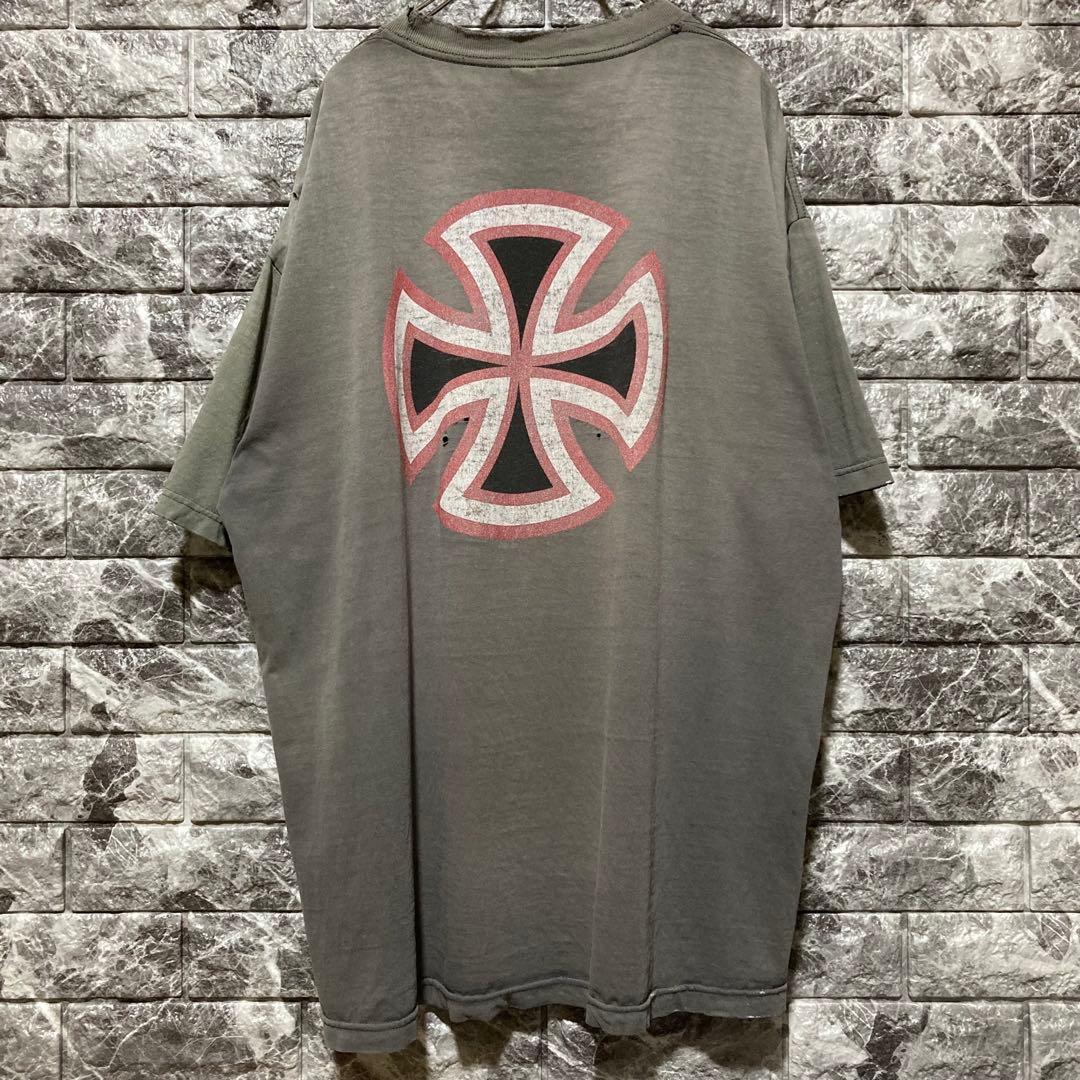 INDEPENDENT Tシャツ XL インディペンデント 超ボロ 超フェード