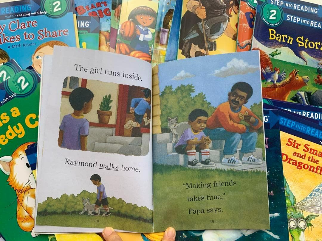 Step Into Reading Step 1-5　絵本138冊　全冊音源付