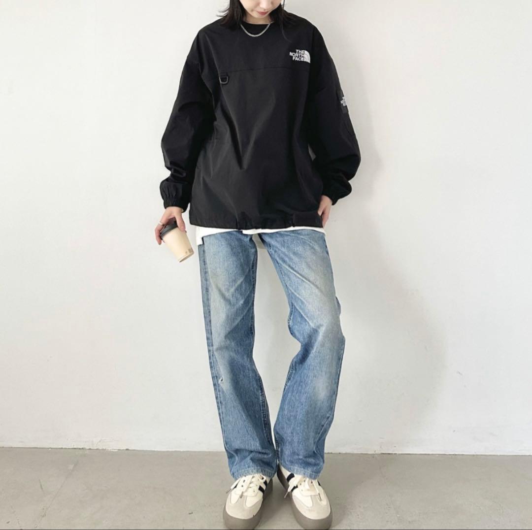 国内未発売 ノースフェイス ALBANY クルーネック 正規品 黒　2XL