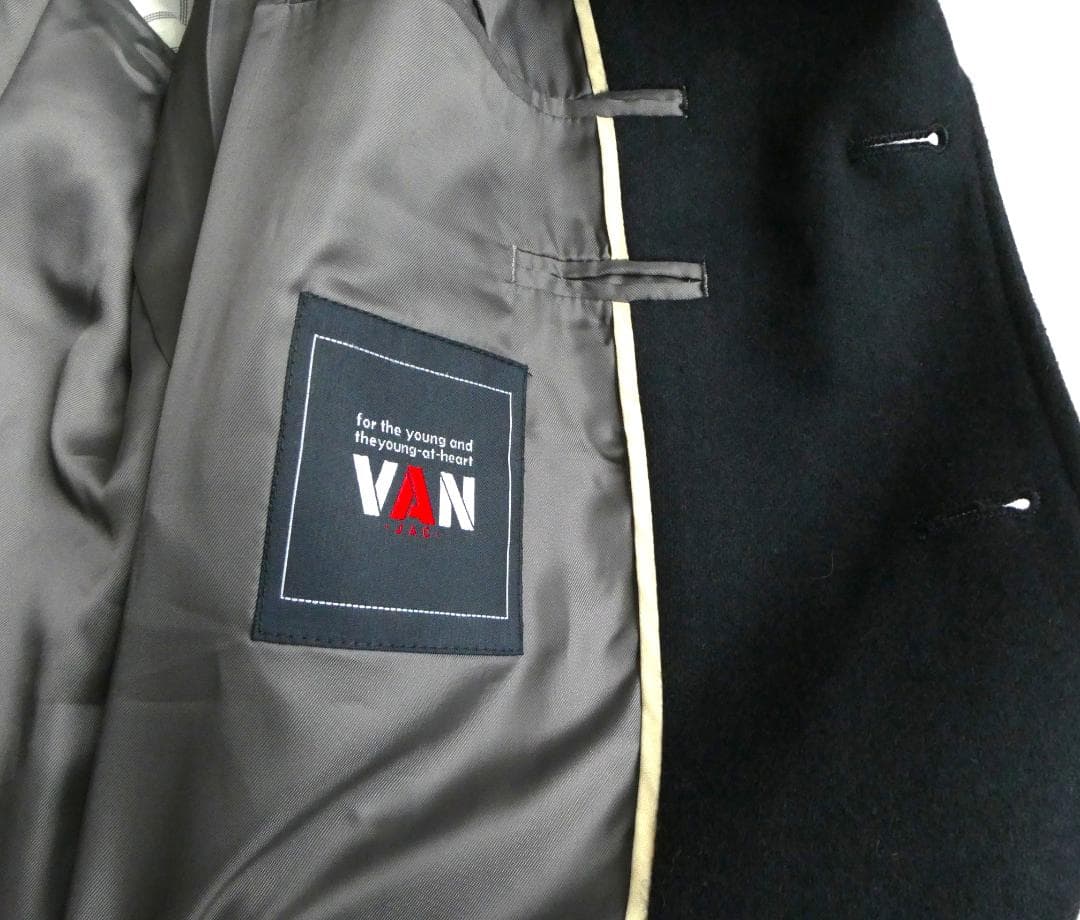 VAN JACKET ヴァンヂャケット　カシミヤ混 テーラードジャケット