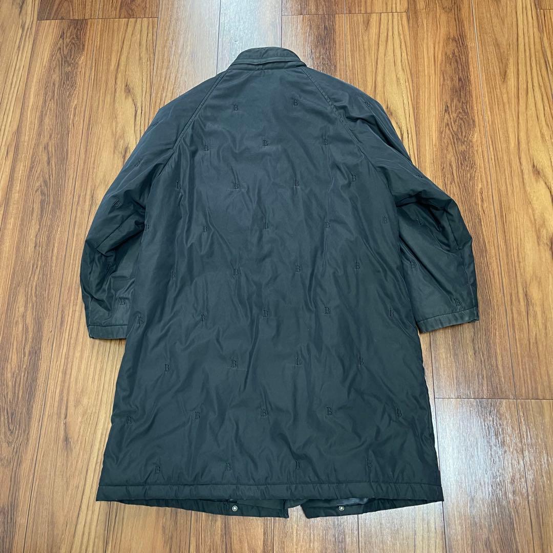 90s BURBERRYS バーバリー 中綿 コート アウター 黒 ノバチェック