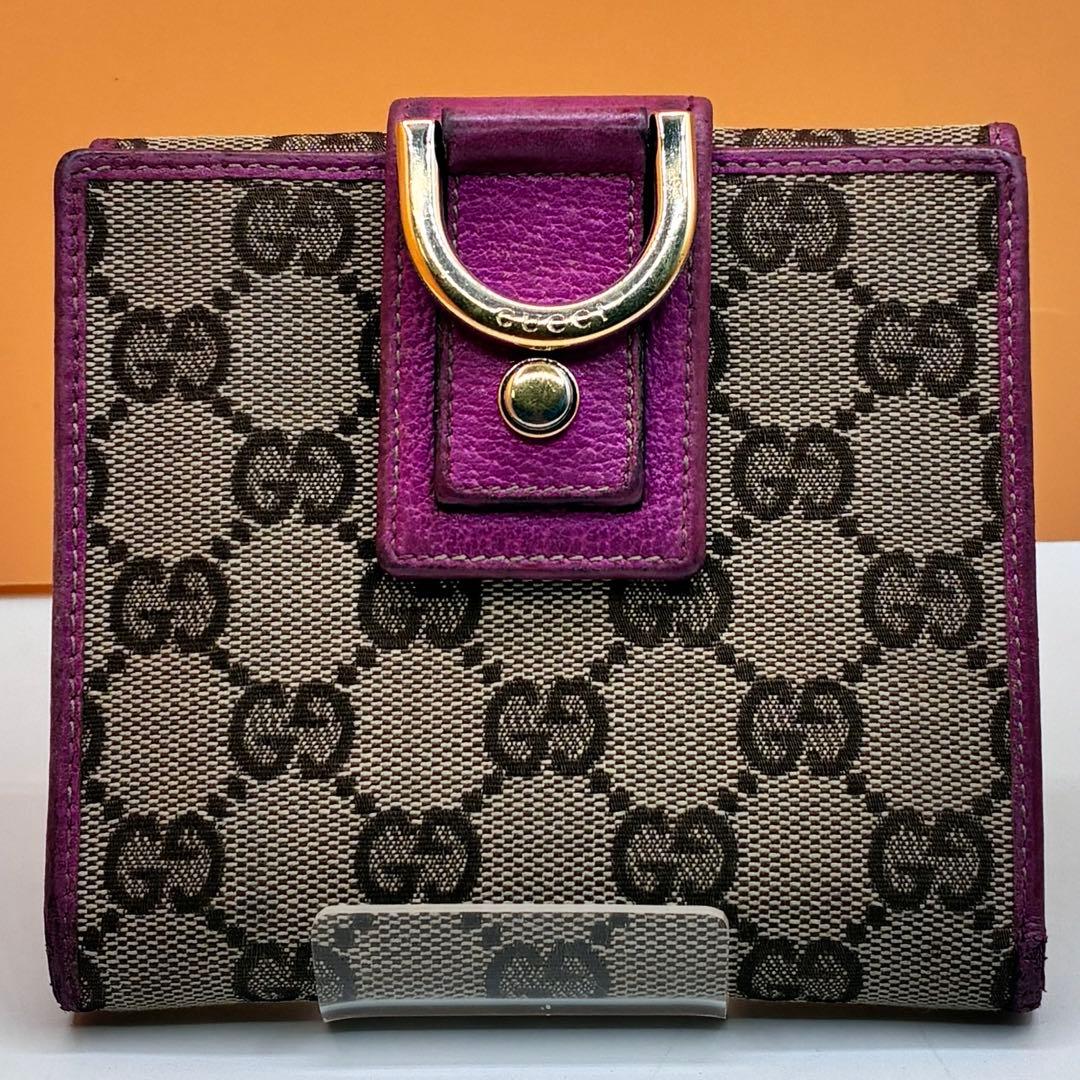 GUCCI グッチ 財布 二つ折り財布 GGキャンバス