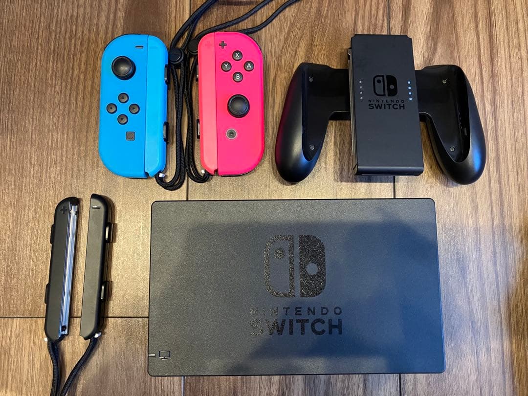 Nintendo Switch 本体 付属品完備Joy-Con4つ リングコン付