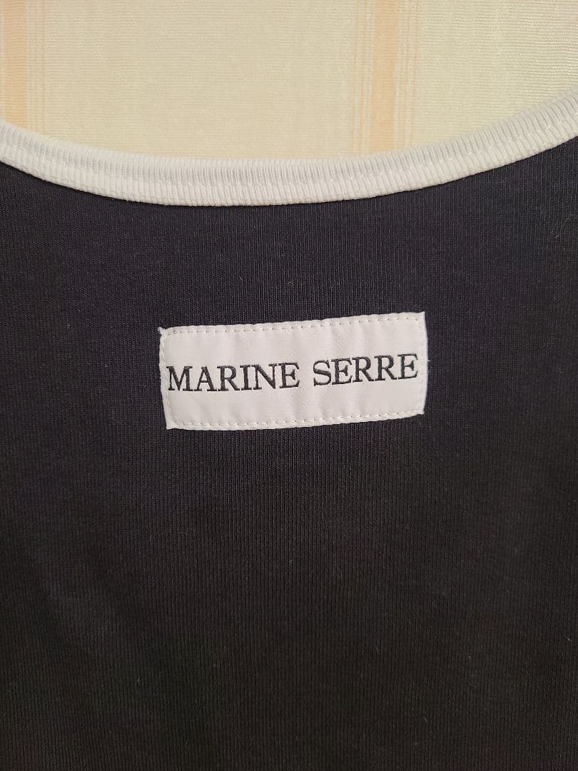 美品★Marine Serre★マリーン セル キャミソール　ブラック　S