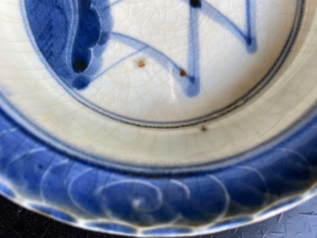 古伊万里　帆掛け船図