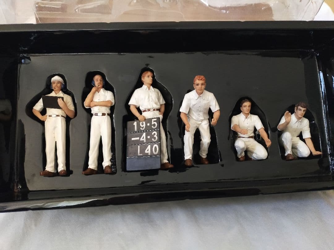 【中古】TSM 1/18 F1 ピットクルー フィギュア (6体セット)