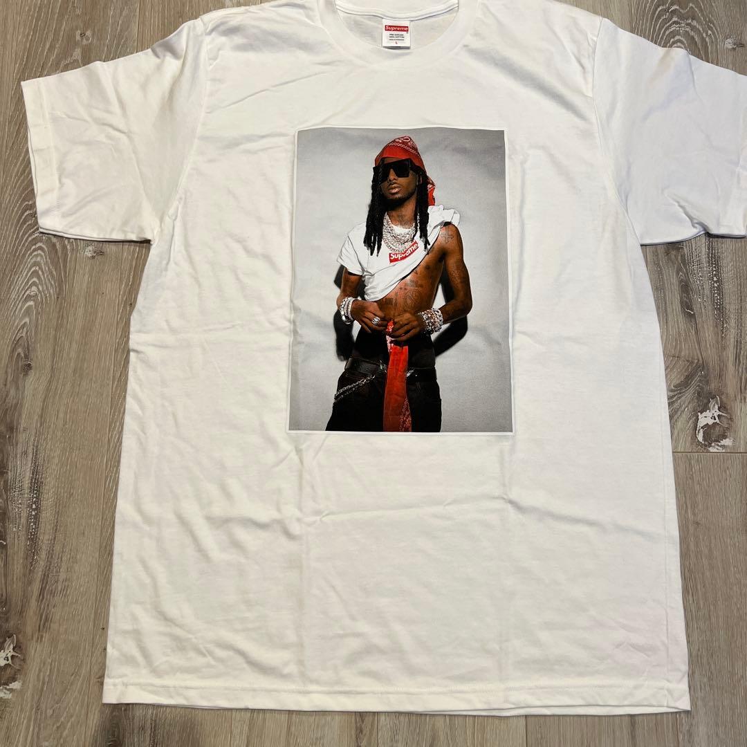 Supreme ホワイト playboi carti Tシャツ Lサイズ