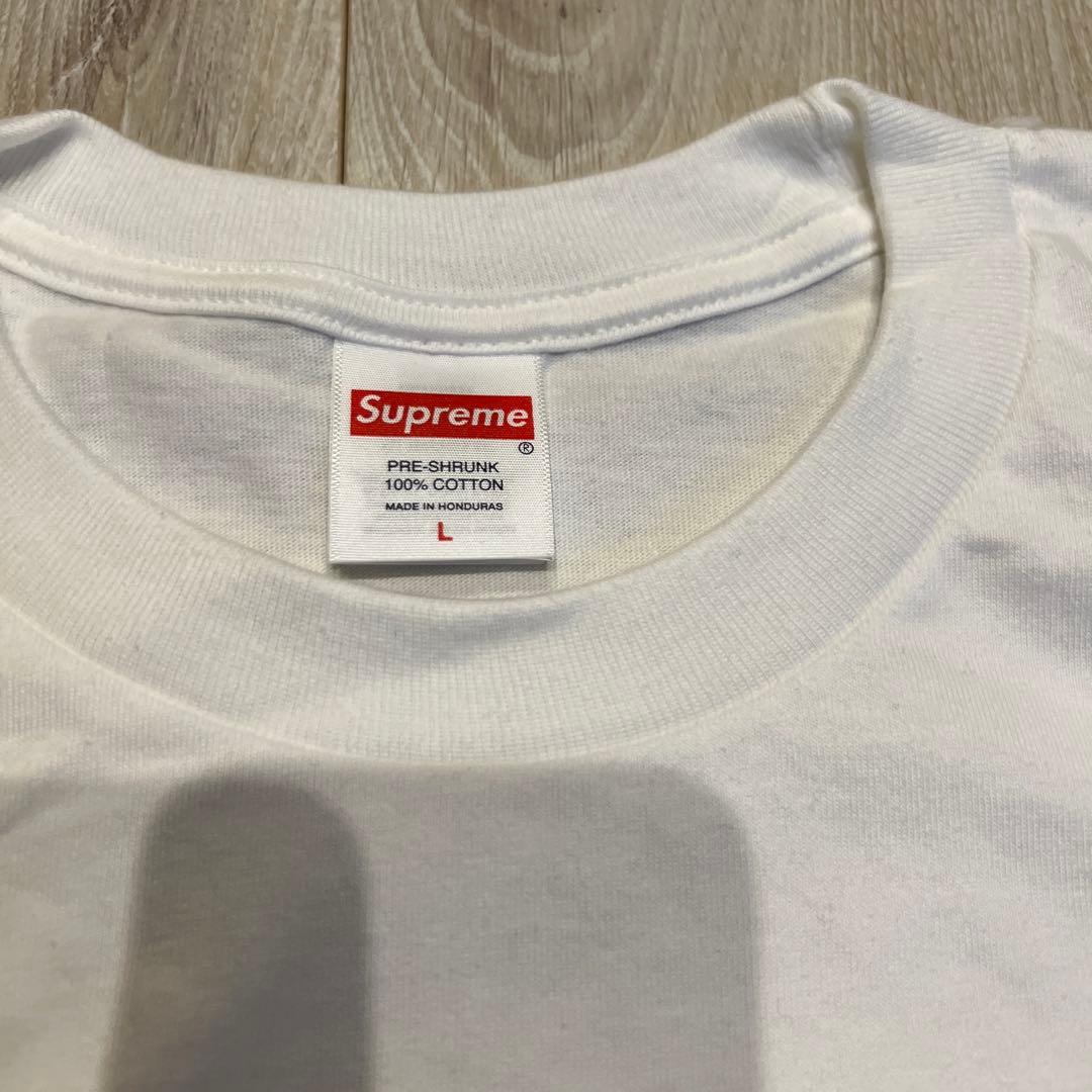 Supreme ホワイト playboi carti Tシャツ Lサイズ