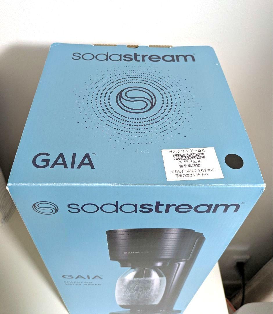 ソーダストリーム　ガイア　スターターキット　ブラック　sodastream