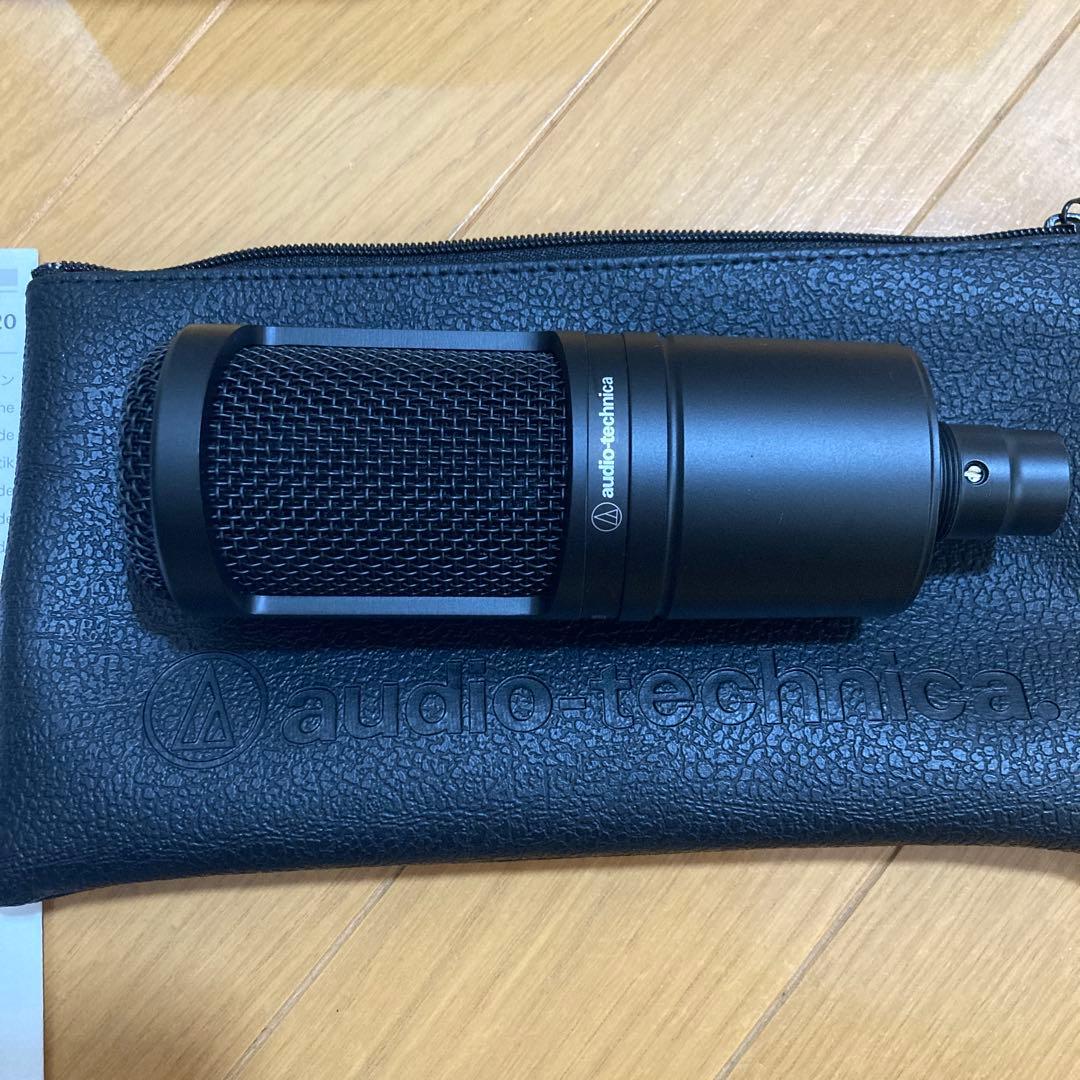 audio-technica AT2020 コンデンサーマイク純正ポップガード付