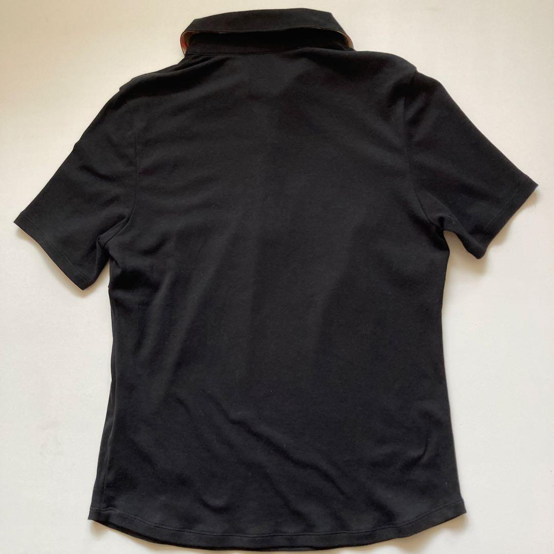 トップス Burberry london black nova poloshirt dl