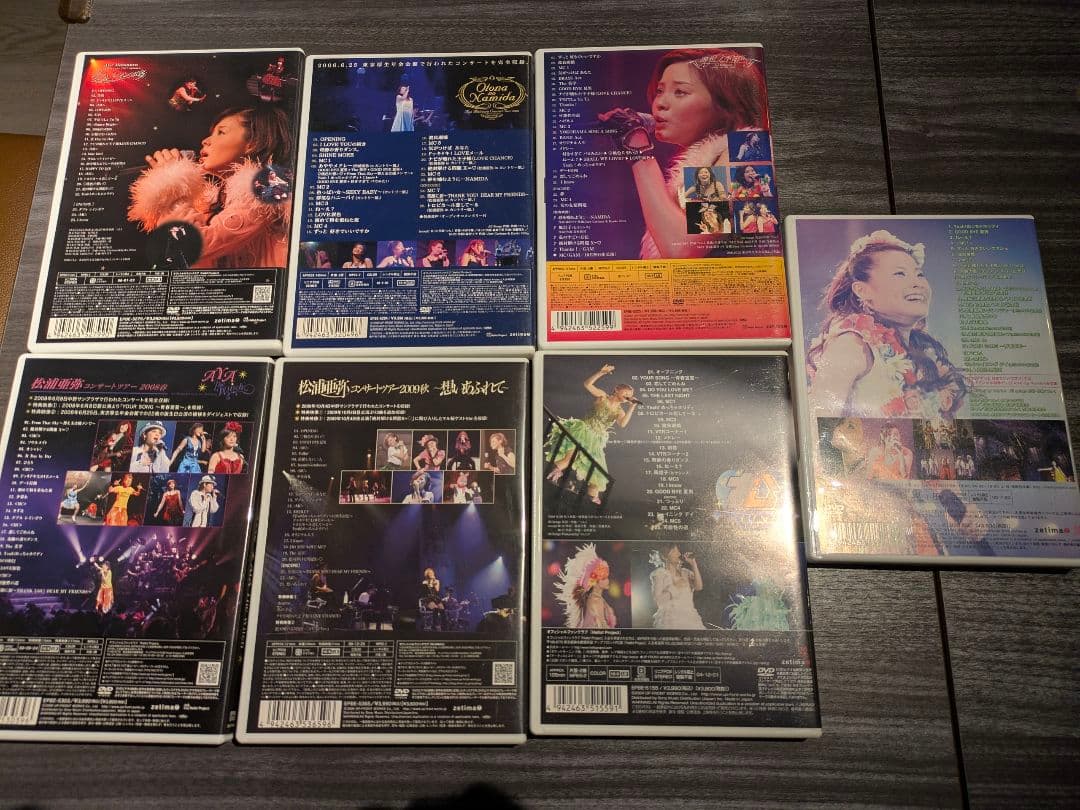 松浦亜弥 ライブ DVD 7枚セット