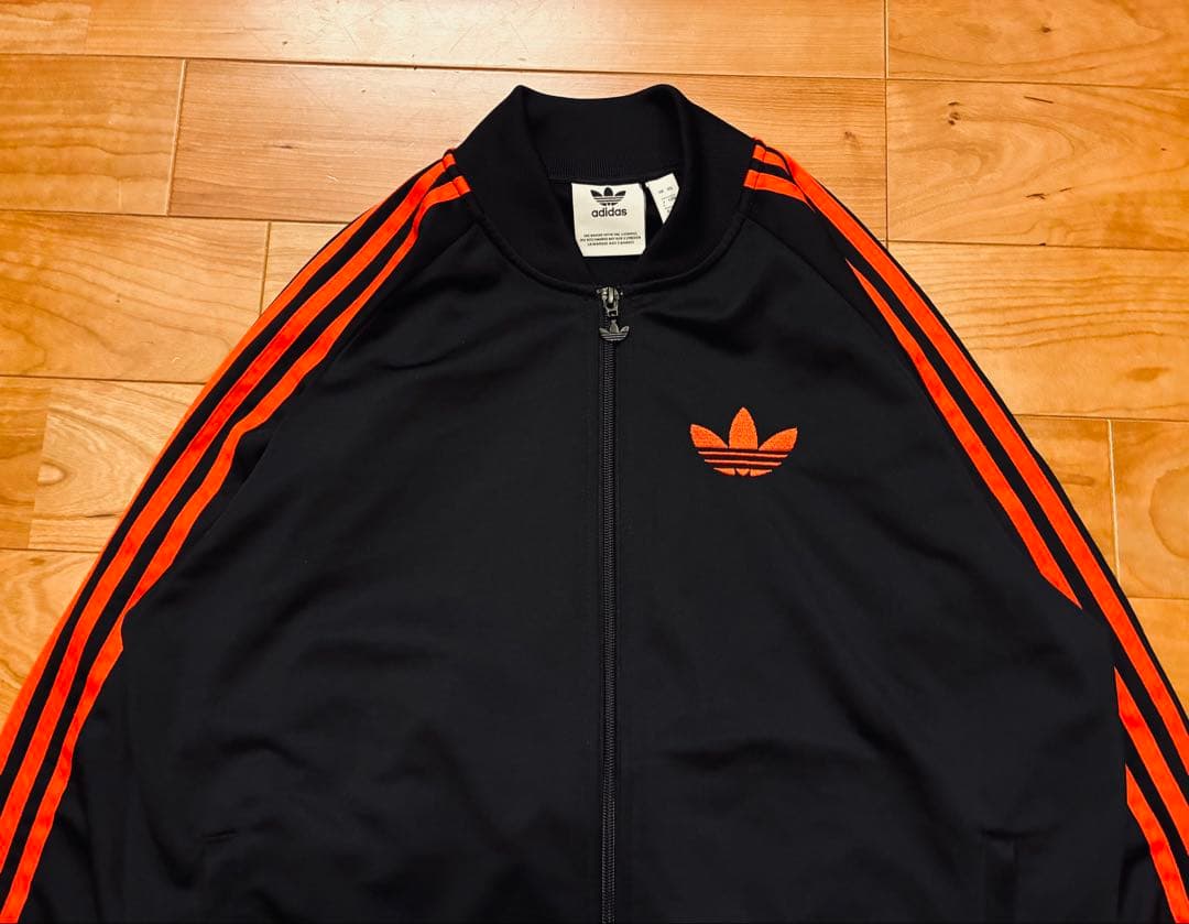 adidas アディダス　ATP 復刻 ジャージ　トラックジャケット　黒✖️赤　L