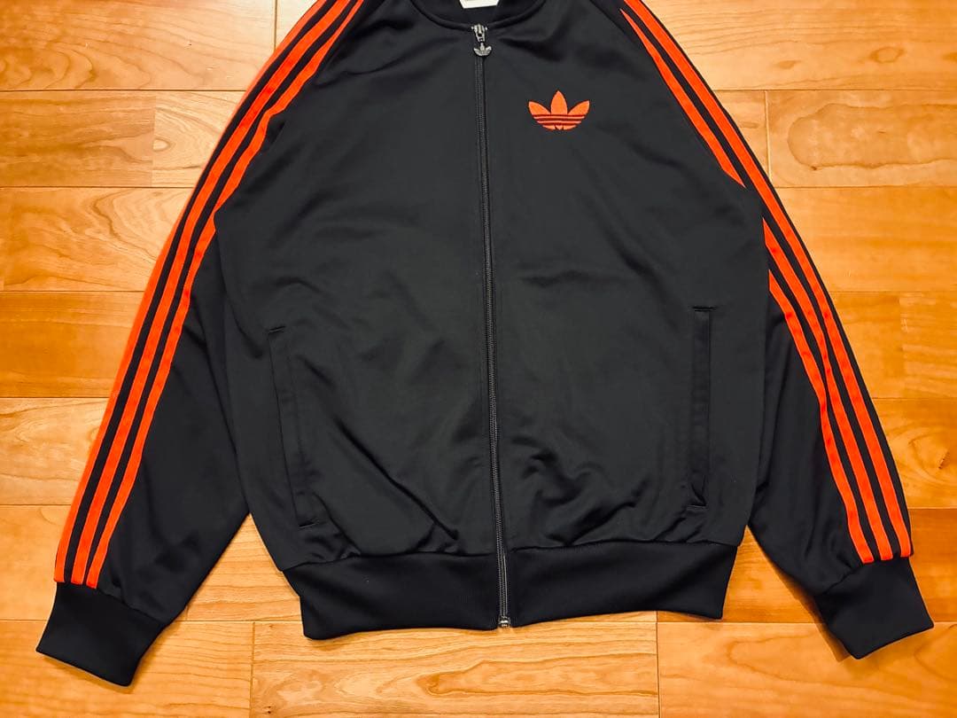 adidas アディダス　ATP 復刻 ジャージ　トラックジャケット　黒✖️赤　L