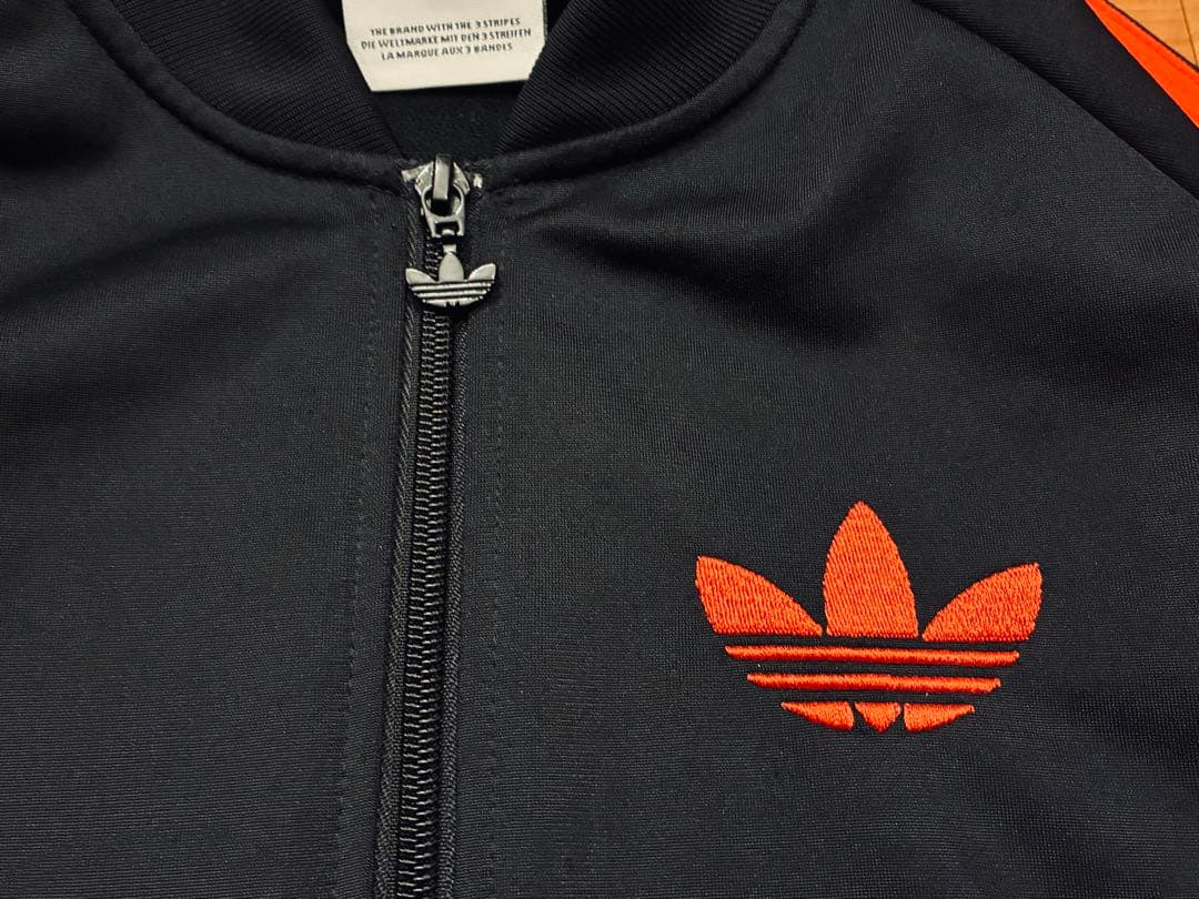adidas アディダス　ATP 復刻 ジャージ　トラックジャケット　黒✖️赤　L