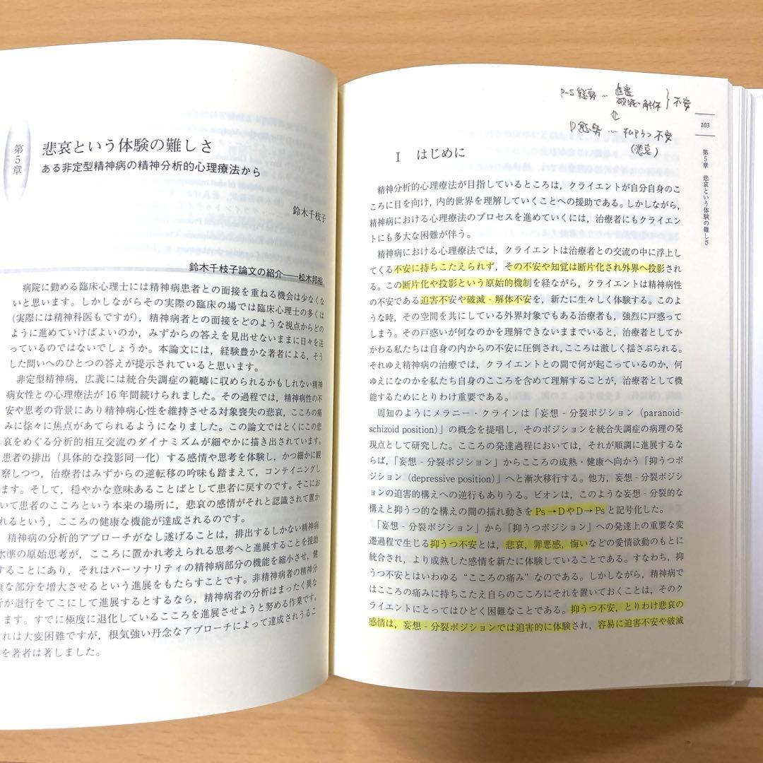 精神病の精神分析的アプローチ その実際と今日的意義