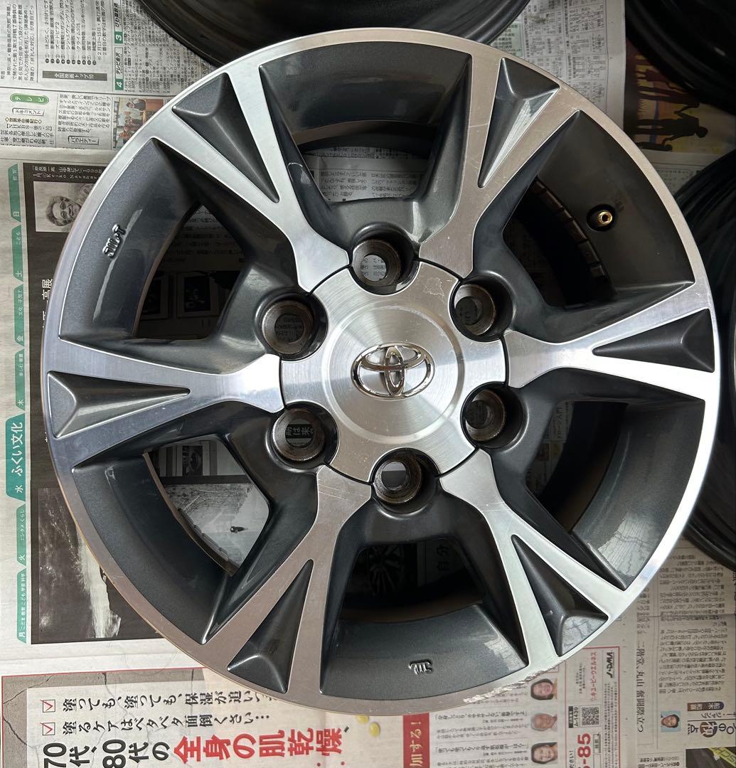 ②【送料込】4本ハイエース純正オプションホイール