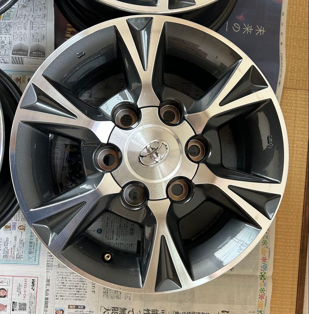 ②【送料込】4本ハイエース純正オプションホイール