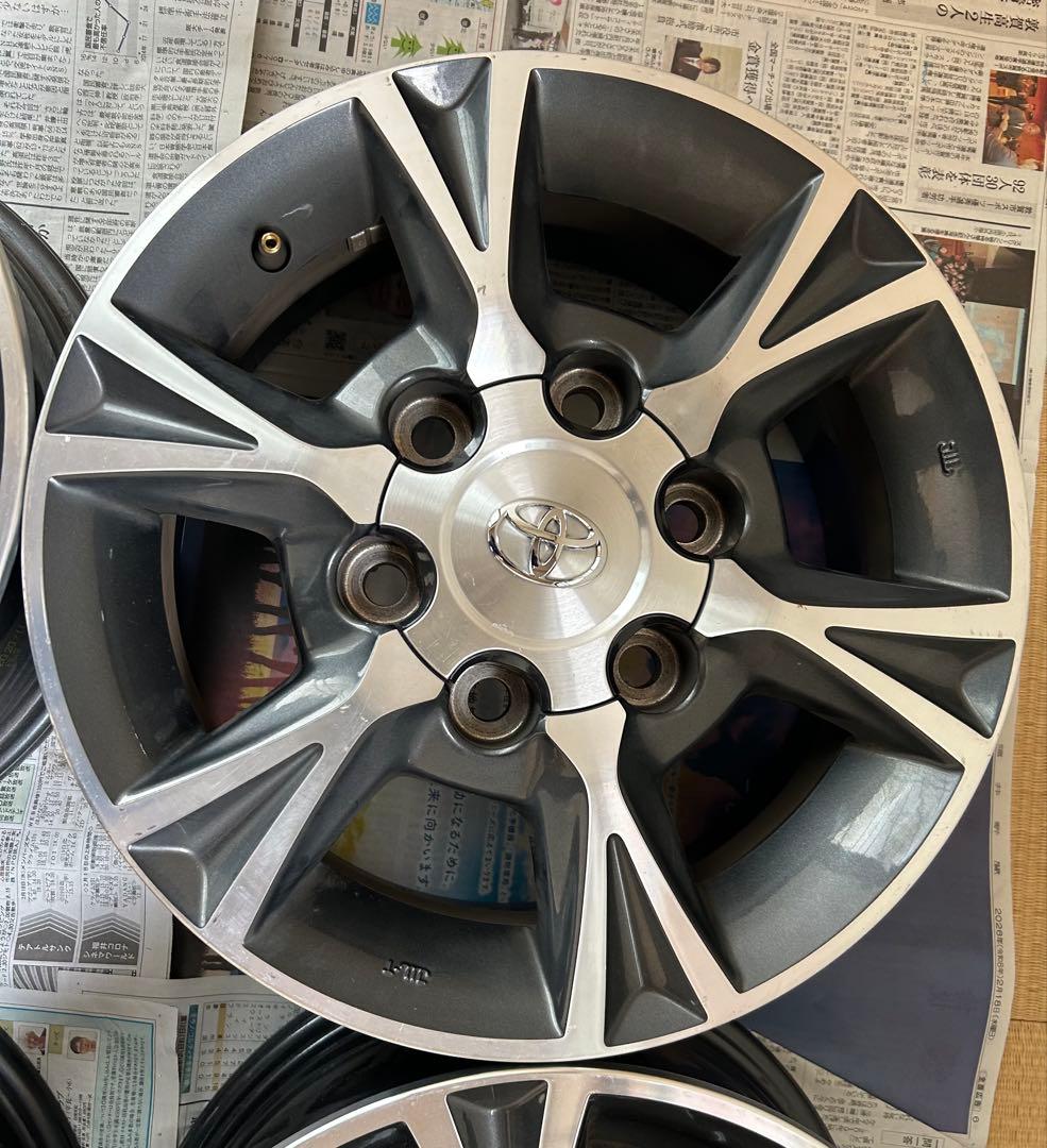 ②【送料込】4本ハイエース純正オプションホイール