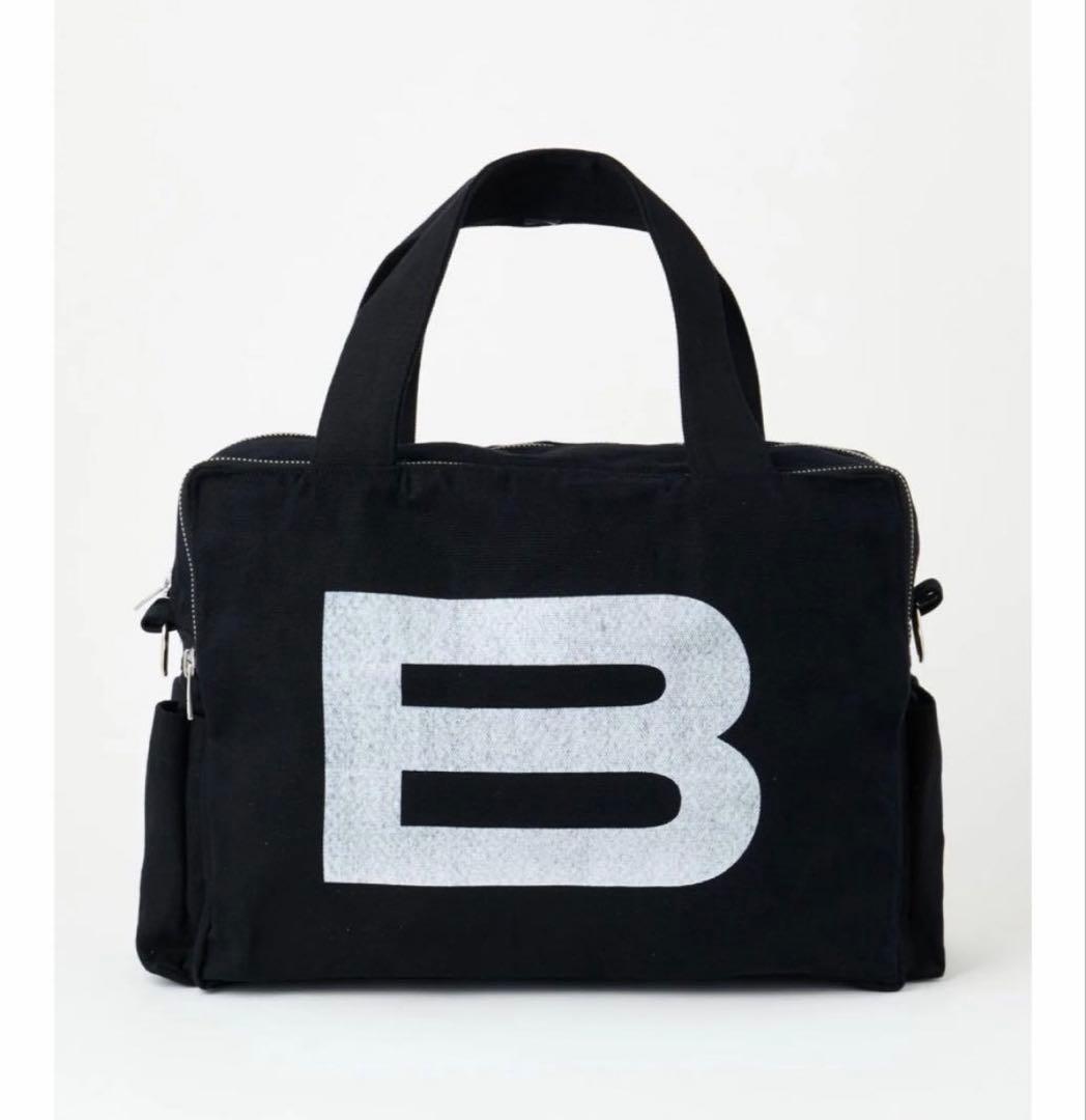 BEEDEN BIG B LOGO BAG BLACK ブラック ショルダー