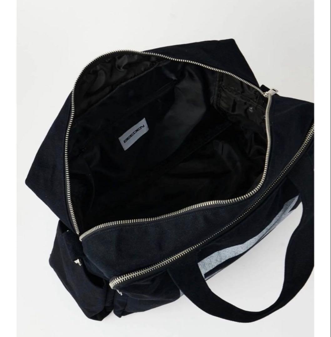 BEEDEN BIG B LOGO BAG BLACK ブラック ショルダー