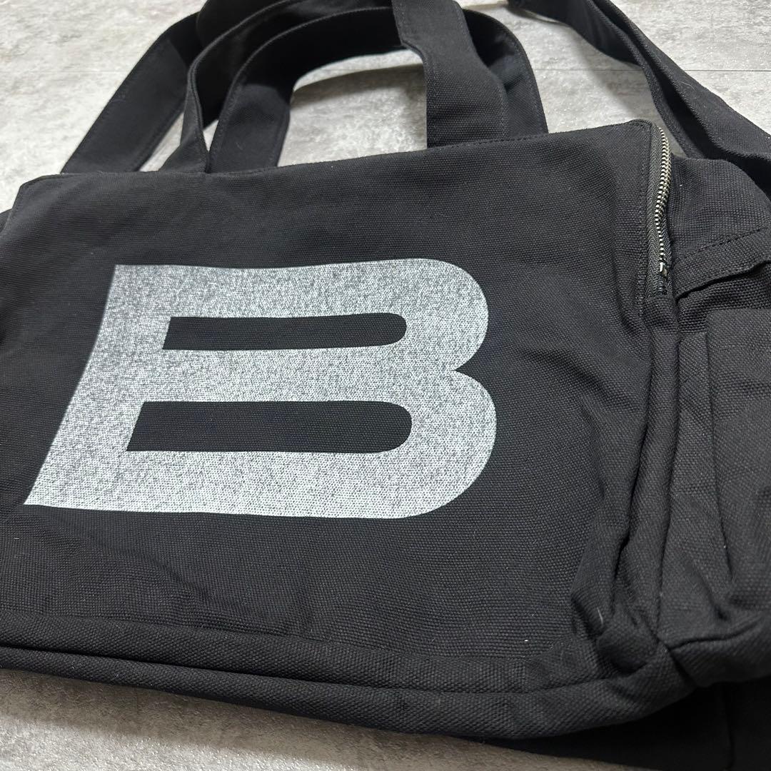 BEEDEN BIG B LOGO BAG BLACK ブラック ショルダー