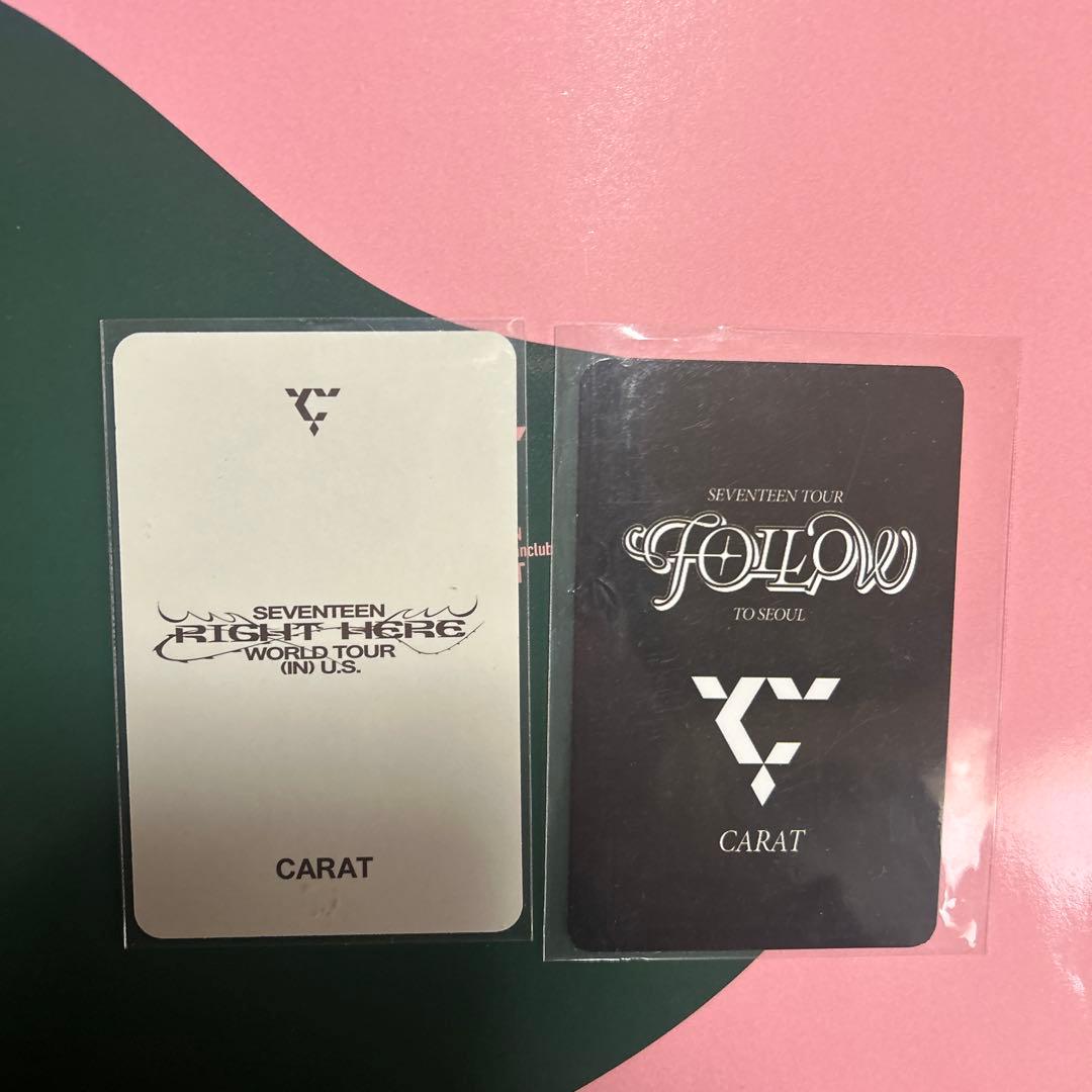 SEVENTEEN カラットゾーンフォトカード 2枚セット　ジュン