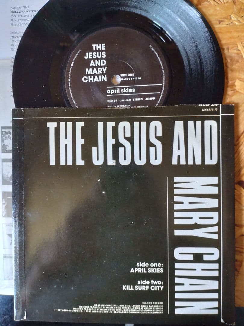 洋楽 JesusandMaryChain 2nd album single set