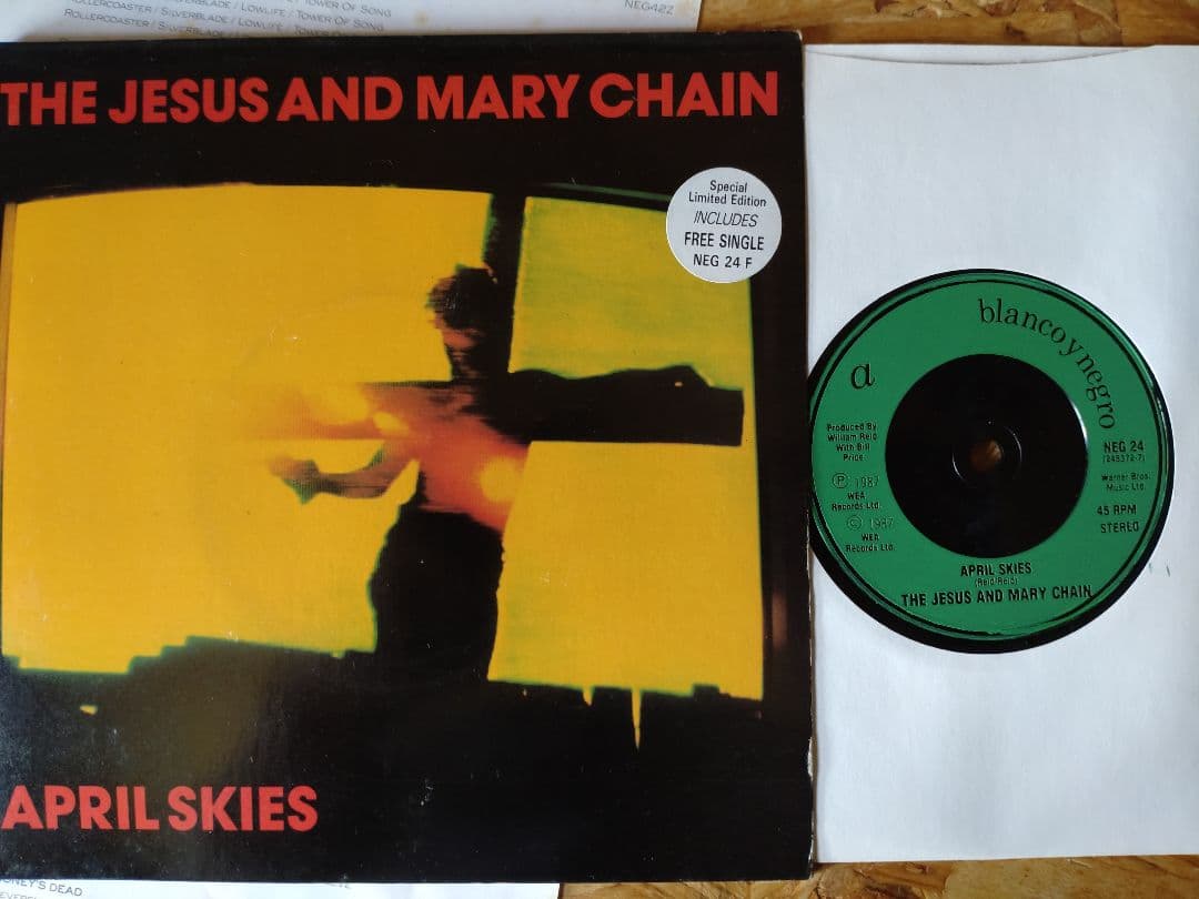 洋楽 JesusandMaryChain 2nd album single set