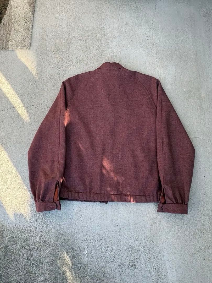 50-60s wool gabardine jacket チンスト付き