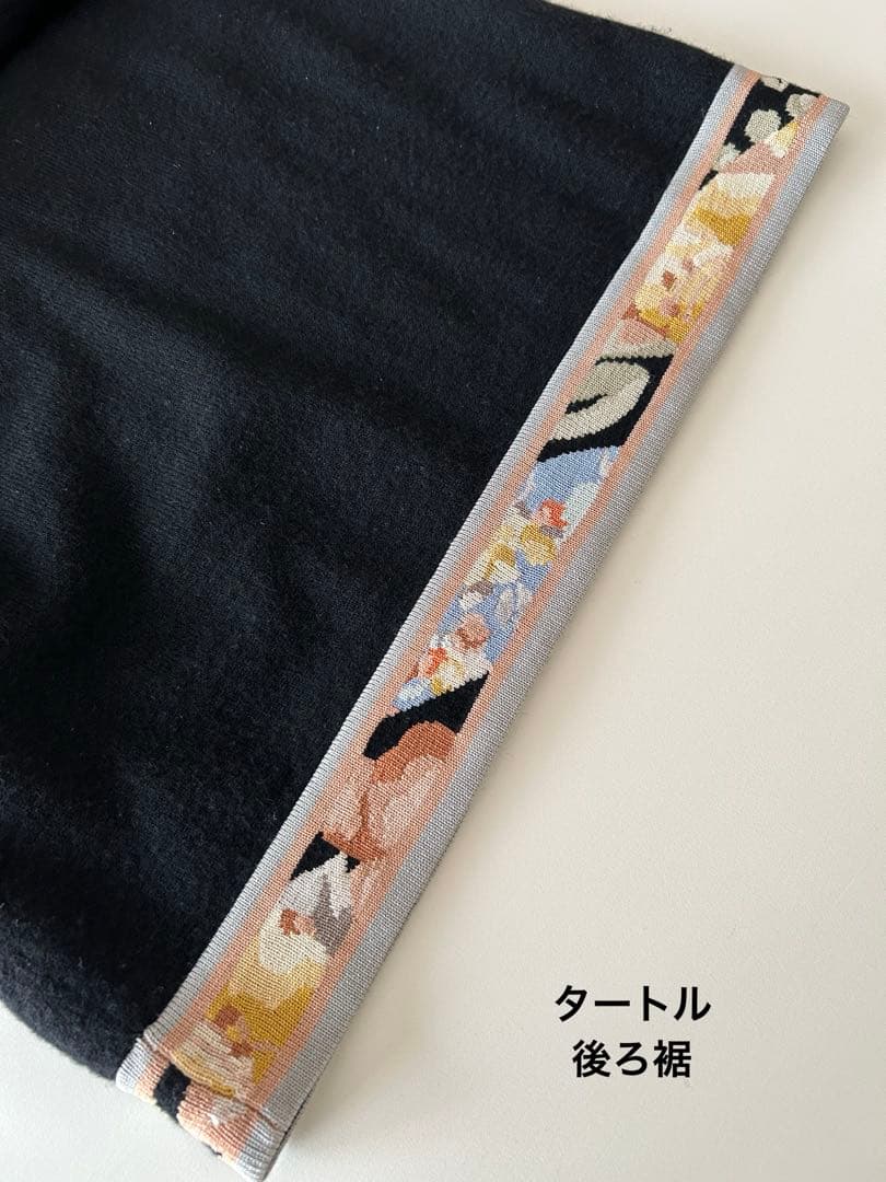 LEONARDレオナール ハイネック　ニット　カシミヤ　花柄　アンサンブル