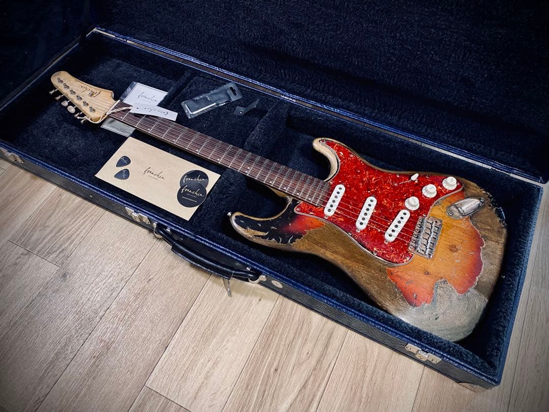 franchin guitars mercury ストラト　イタリア製